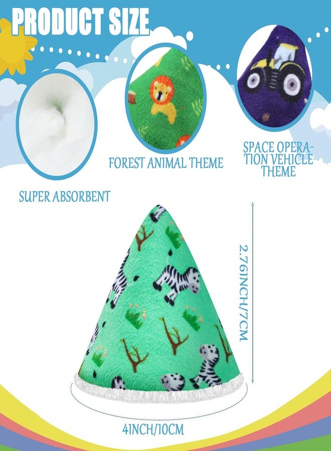 Cuffbow 12 Pcs Coral Velvet Pee Covers Strong Water Absorption Baby Boy Pee Shield Reusable Pee Cap Diaper Changing Accessory for Newborn Boy Gifts - Image 2